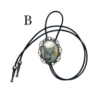Image 3 of Gray Shorthair Cat Bolo Tie