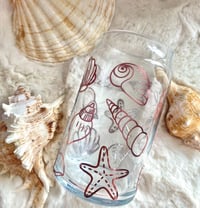 Image 2 of Sea Shell Glass Can