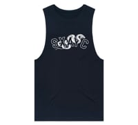 ‘TERRY’ NAVY Sleeveless Tee