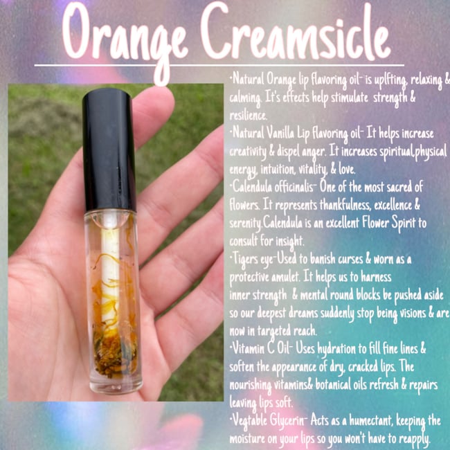 Orange Creamsicle Infused Lip Gloss