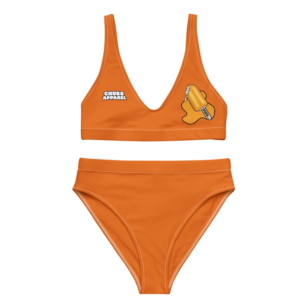 Image of “Orange Creamsicle” - Recycled High-Waisted Bikini