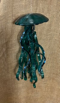Image 5 of Teal Jellyfish Wind Chimes