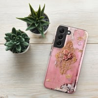 Image 18 of Pastel Pink Tattered Texture Rose Gold Goth Lolita Kawaii Inspired Tough case for Samsung®