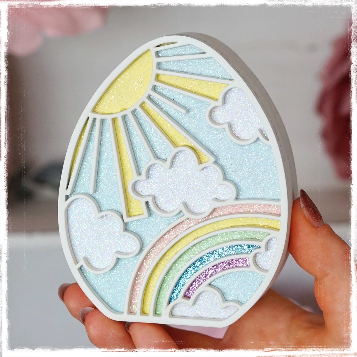 Image of PREORDER Sunshine & Rainbows Easter Egg - large