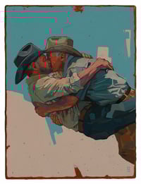 Image 1 of Let it all fall away - 18x24" Acrylic on wood panel