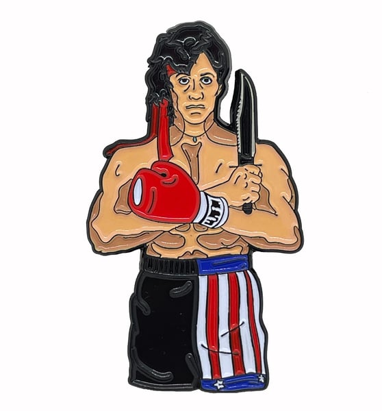 Image of Rambo / Rocky Pin (Limited Edition /100)