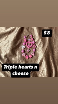 Image 1 of Phone Chains (16mm/20mm beads) - Hot Pink (double)