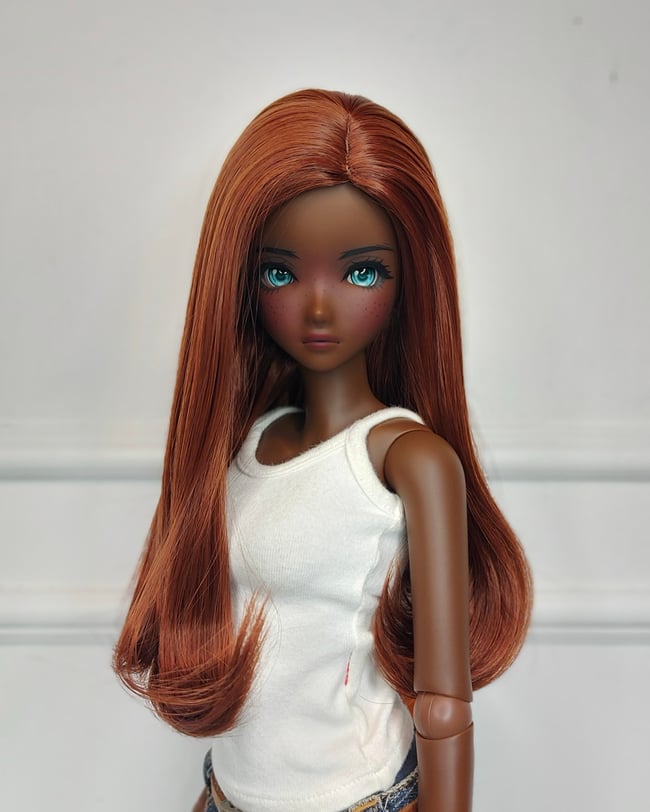 Foxy Red Mid Length Swoop