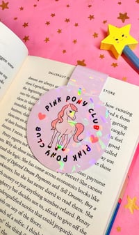 Image 3 of Pink Pony Magnetic Bookmark