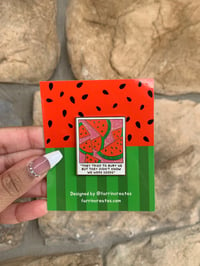 Image 2 of PREORDER “Watermelon Polaroid” Hard Enamel Pin