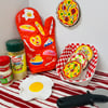 Pizza Wood Slice Paintings