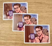 Image 1 of I hope this email kills us both 3” Sticker