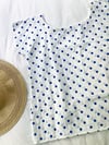 Ready Made size 16 Blue Spots T Top with free Post 