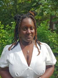 Image 3 of Amethyst Wire Wrapped Crystal Necklace