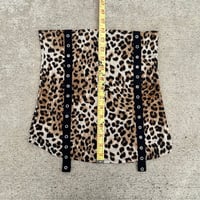 Image 3 of Upcycled leopard print tube top 
