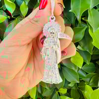Image 1 of Dije Santa Muerte CZ L 925 Plata