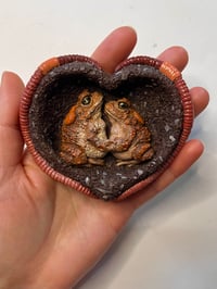 Image 1 of Toad-tally In Love Wall Sculpture