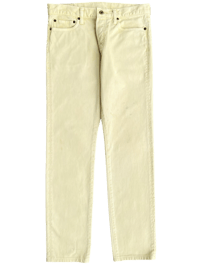 Image 2 of Kapital Pastel Yellow Woven Denim - 31