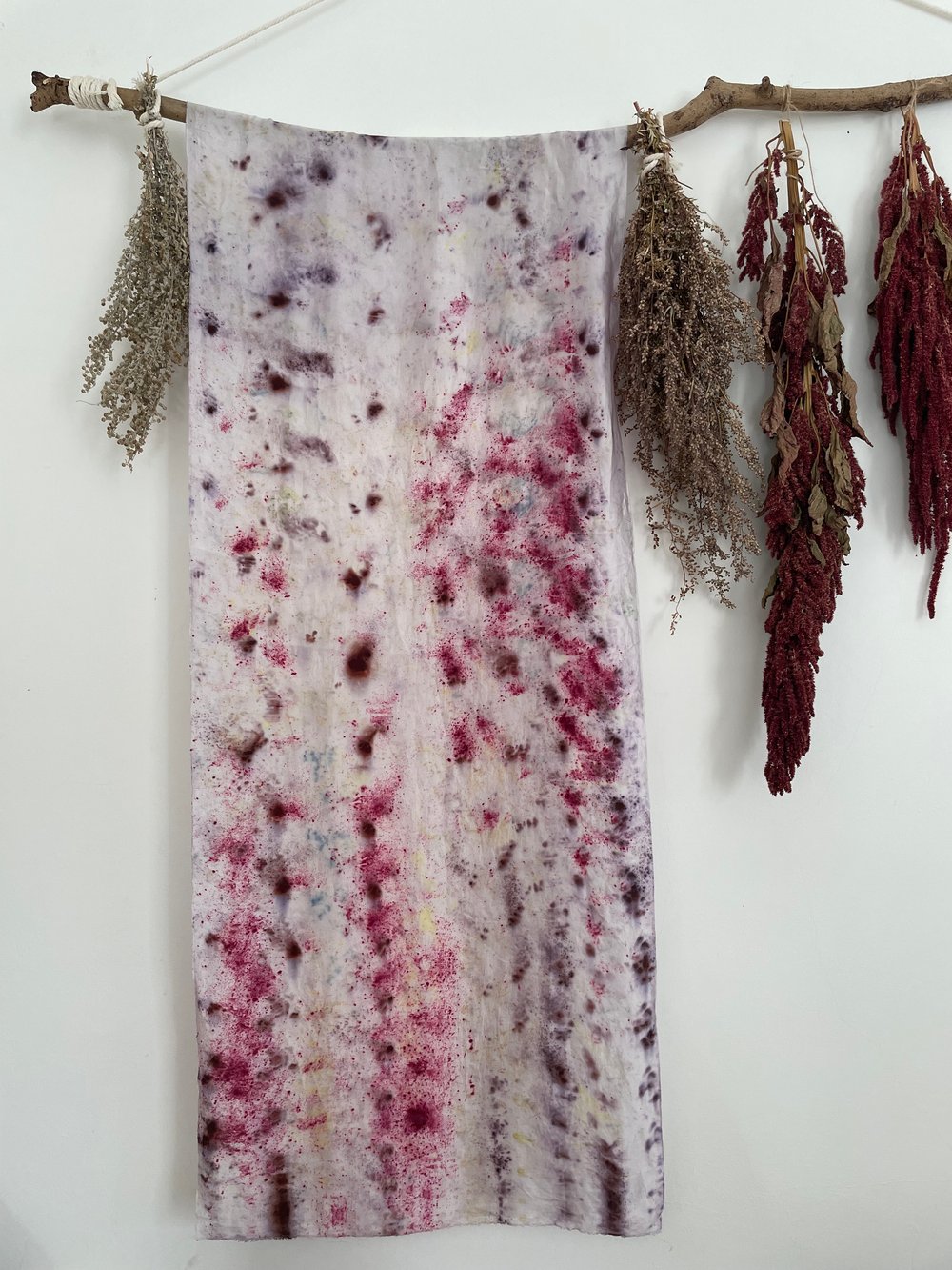 Image of Bundle Dyed Silk scarf