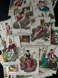 Image 9 of Jeu de cartes mythologique, fac similé de Grimaud de 1983, d’un jeu du XVIIIEME siècle.