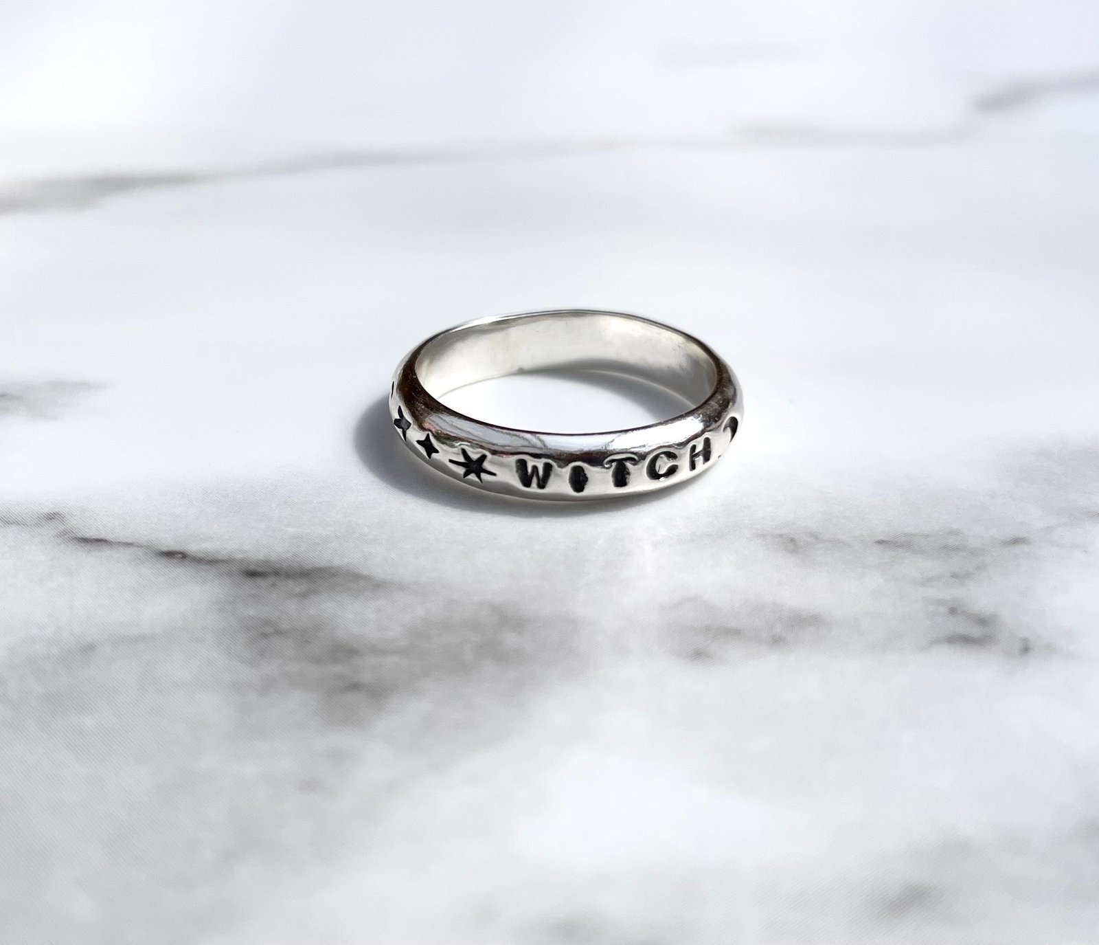 Sterling silver sale witch ring