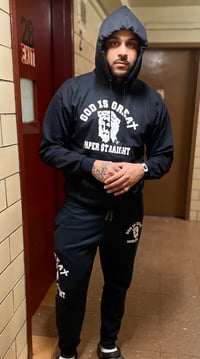 Image 3 of GIGPS BLACK CLASSIC SWEAT SUIT 