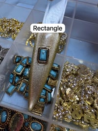 Image 1 of Turquoise Charms (4pc)