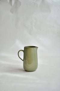 Image 1 of Tall Pitcher – Moss Green