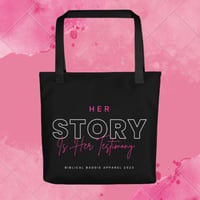 ‘Her Story Is Her Testimony’ Tote bag