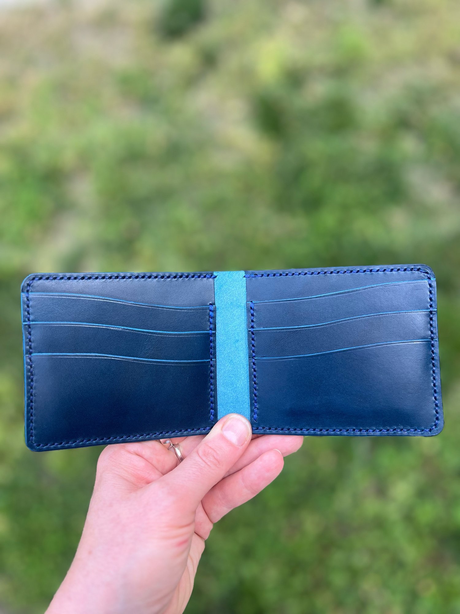 Image of Blue Buttero 8-Pocket Slim Bifold 