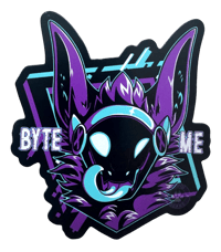 Image 3 of Byte Me 3” Fridge Magnet