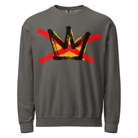 Image 7 of No Kings Large Print - fleece crewneck 