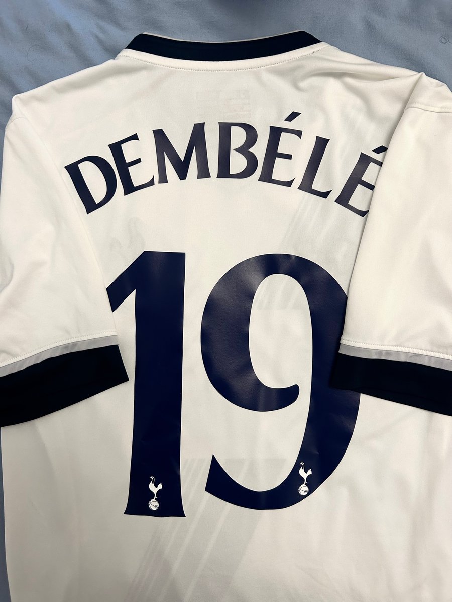 Image of Tottenham Hotspur “DEMBELE 19” 2015/16 Home Shirt (M)