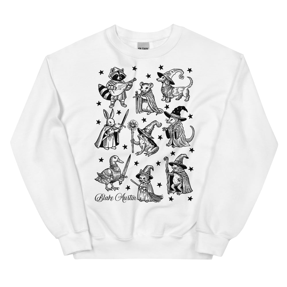 Image of Fantasy Animals crew neck sweatshirt