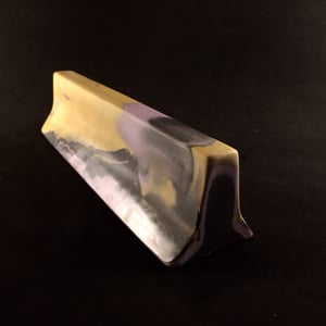 Image of Wired Ramps Mini Jersey Barrier (Dark Grey, Yellow and Purple)