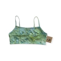 Image 1 of L/XL (40) Bralette in Verdant Watercolor Ice Dye