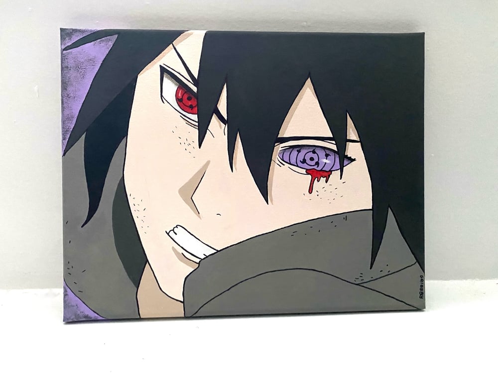 Image of Sasuke Rinnegan Painting 