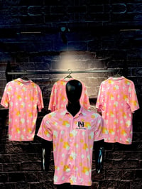 Image 3 of HN Pink Pikake & Pakalana Aloha Shirt copy