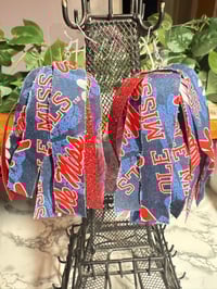 Image 1 of Ole Miss tassel earrings