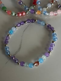 Image 6 of Sunrise Spiral Pastel Owl Tumbler Bracelet Stack