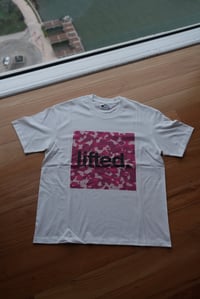 Image 1 of Pink Camo White LIFTED Tee