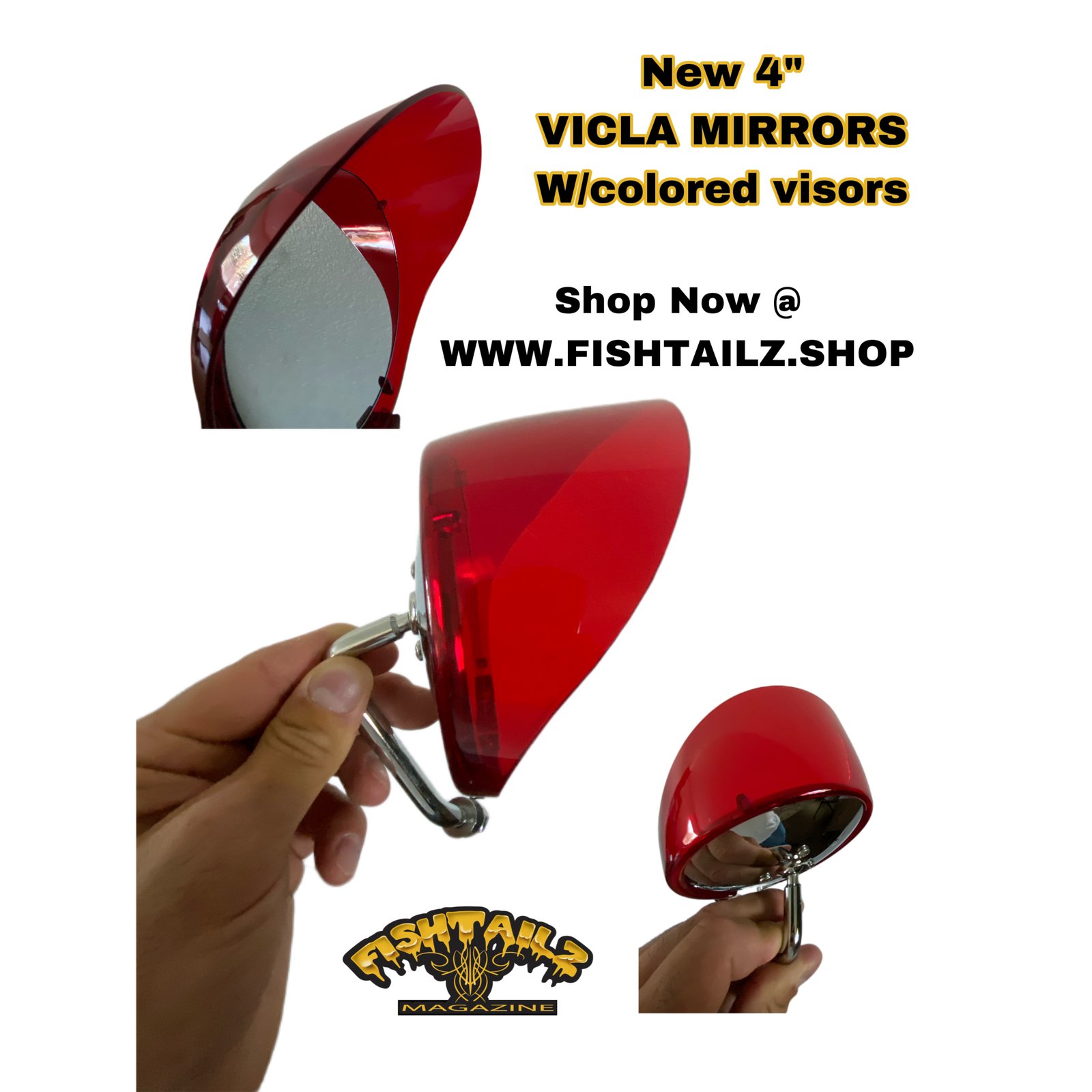 Vicla Mirros (pair) choose visors | Fishtailz Magazine