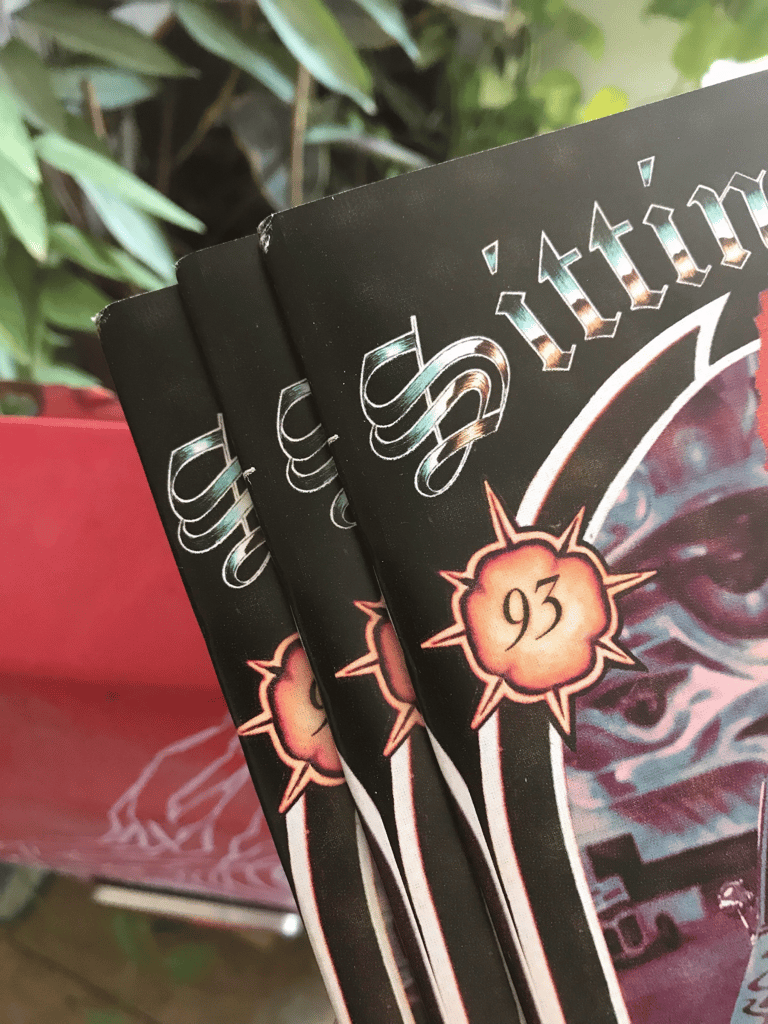 Sitting on Chrome Zine (DAMAGED) Image 2