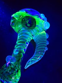 Image 8 of UV Reactive Wig Wag W/ Horn 