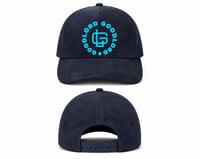 Image 1 of GL GoodLord Navy Blue Faux Suede Cap