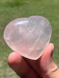Image 5 of Rose Quartz Heart #2537