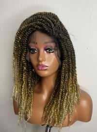 Image 1 of Micro Twist  wig full lace Braids wig 