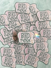 Image 1 of BIRD NERD sticker