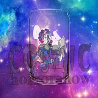 Cotton Candy Faygo Clown Can-shaped glass 