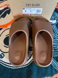 Image 6 of Adidas Yeezy Slide ‘Flax’ - Authentic FZ5896 - Men’s Size 9